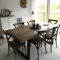 Asiakaskuva Vintage- ruokapöydän tuoli - Antiikkivärjätty tammi