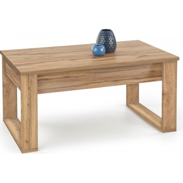 Sohvapöytä säilytyslaatikoilla 110x60 cm tammi + Huonekalujen jalat Sohvapöytä säilytyslaatikoilla 110x60 cm tammi + Huonekalujen jalat