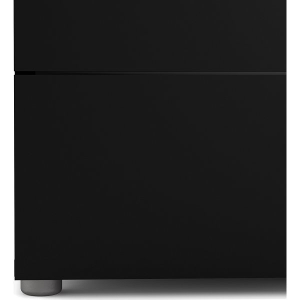 Pepe leveä lipasto 4 laatikolla - musta Pepe leveä lipasto 4 laatikolla - musta