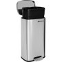 Totte roskakori 30 l - hopea