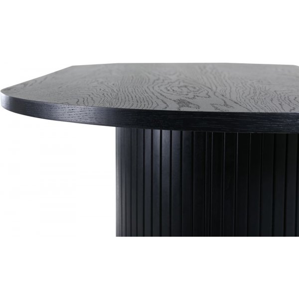 Ruokapöytä 200x90 cm mustaksi petsattu - Bianca Ruokapöytä 200x90 cm mustaksi petsattu - Bianca