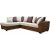 Delux-sohva, avoin p vasen - Ruskea/Beige/Vintage + Huonekalujen tahranpoistoaine