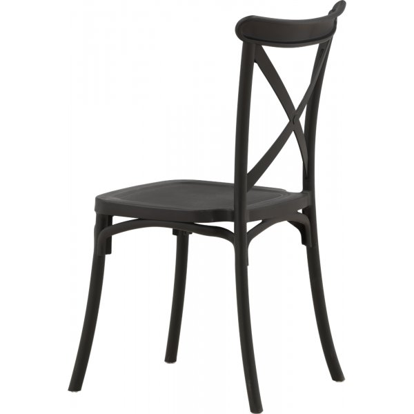 Crosett ruokatuoli - musta