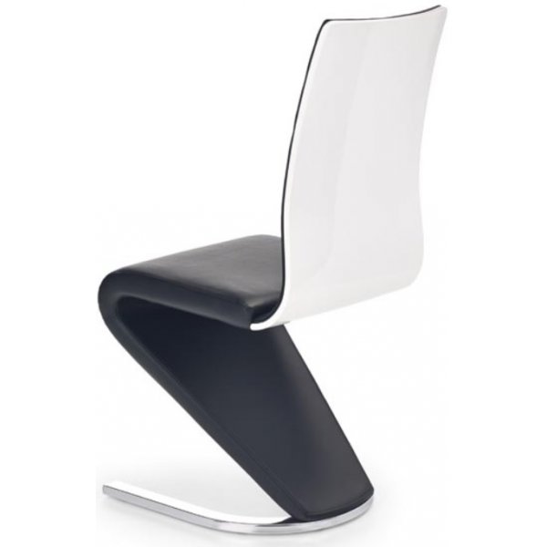 Tuoli Josef - Valkoinen/musta + Huonekalujen jalat Tuoli Josef - Valkoinen/musta + Huonekalujen jalat