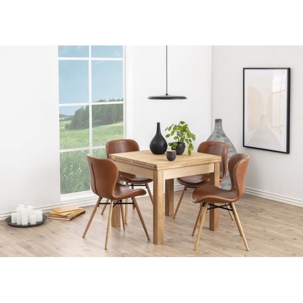 Batilda ruokatuoli - ruskea vintage PU Batilda ruokatuoli - ruskea vintage PU