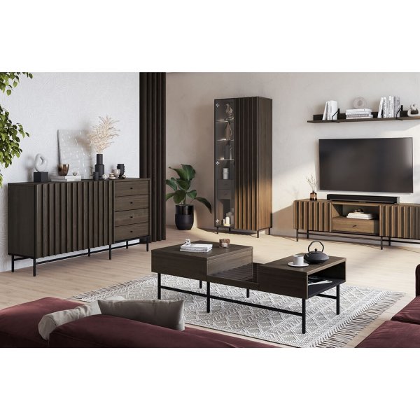 Piedmont sohvapöytä - Portland tuhka/musta Piedmont sohvapöytä - Portland tuhka/musta