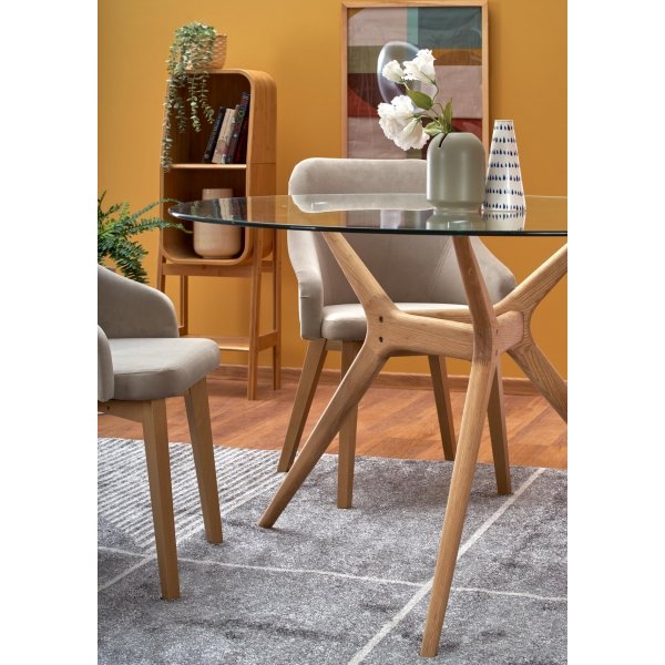 Ashmore ruokapöytä Ø120 cm - Tammi Ashmore ruokapöytä Ø120 cm - Tammi