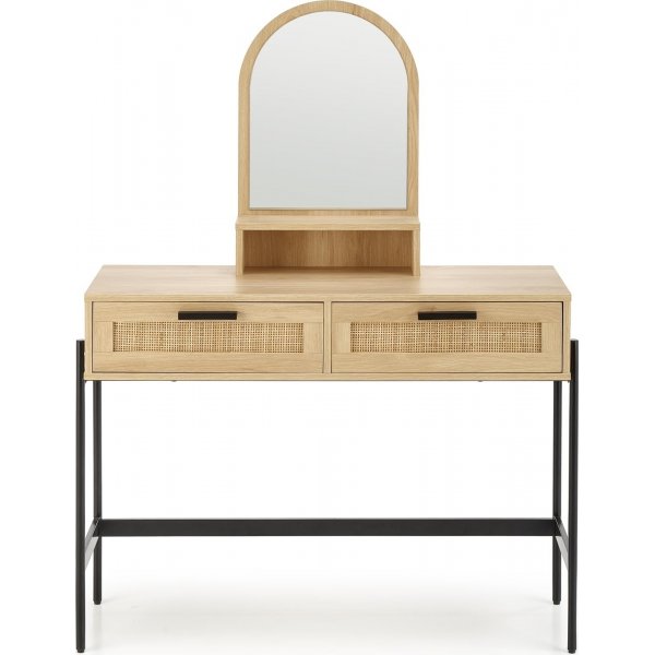 Carmen peilipöytä 104 x 35 cm - Beige/musta Carmen peilipöytä 104 x 35 cm - Beige/musta