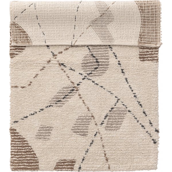 Paul-matto 60x90 cm - Ruskea/harmaa Paul-matto 60x90 cm - Ruskea/harmaa