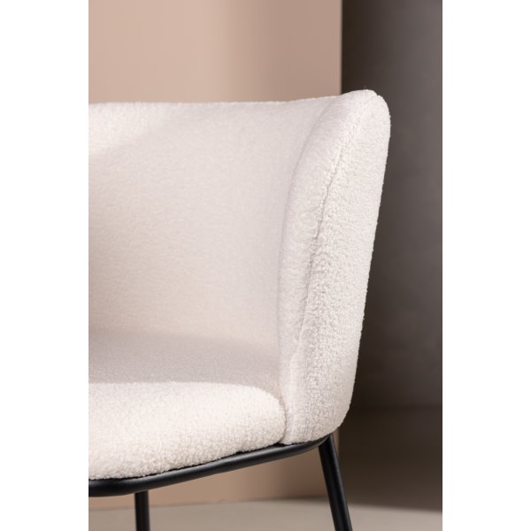 Edina ruokatuoli - Musta/valkoinen Edina ruokatuoli - Musta/valkoinen