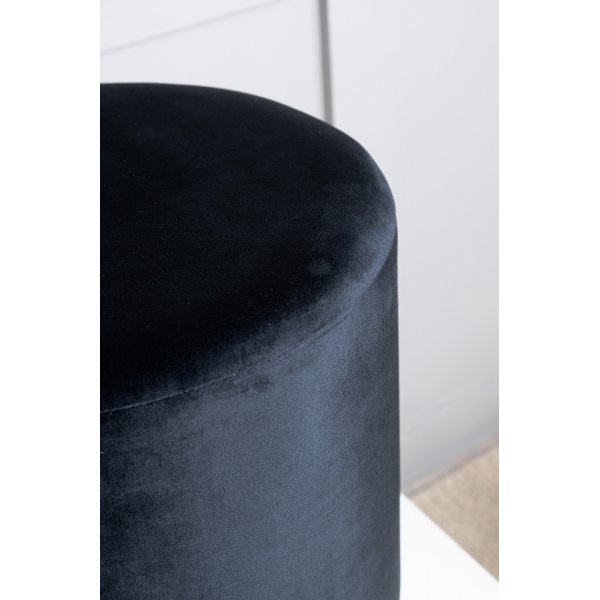 Remi-pouf - Musta sametti Remi-pouf - Musta sametti