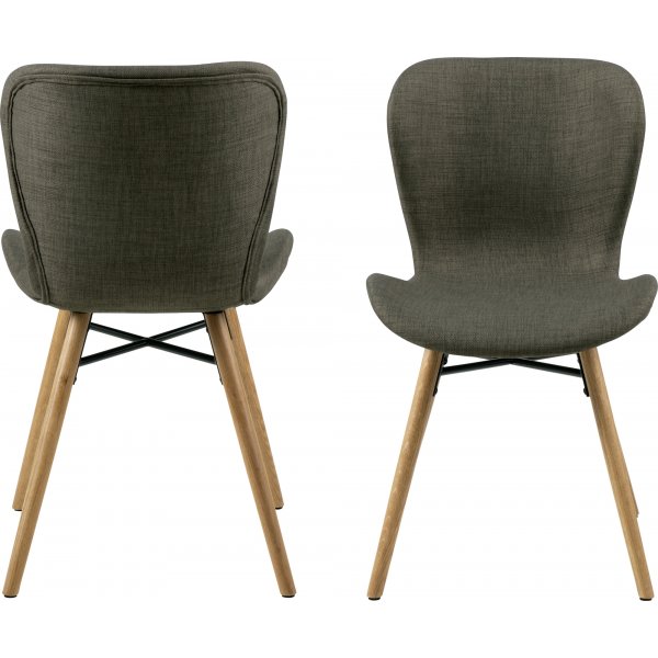 Batilda ruokapydn tuoli - Khaki/tammi