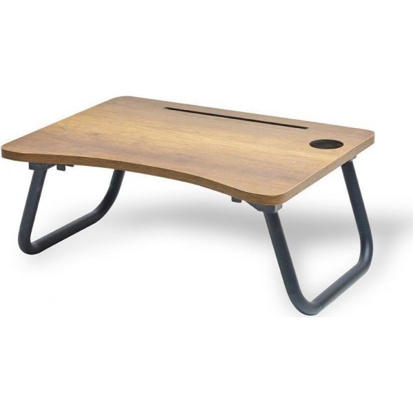 Lappy kannettavan tietokoneen pöytä 60x20 cm - Pähkinä/musta Lappy kannettavan tietokoneen pöytä 60x20 cm - Pähkinä/musta
