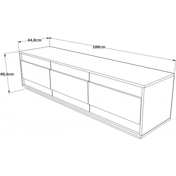 Tulevaisuuden mediapenkki 4 - mänty/valkoinen Tulevaisuuden mediapenkki 4 - mänty/valkoinen