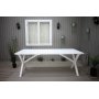 Ruokapyt Scottsdale 190 cm - Valkoinen