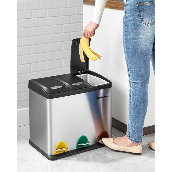 Maiken roskakori 24 l - Hopea Maiken roskakori 24 l - Hopea