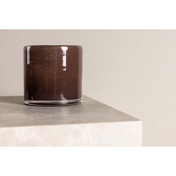 Glora lyhty Ø12 cm - ruskea Glora lyhty Ø12 cm - ruskea