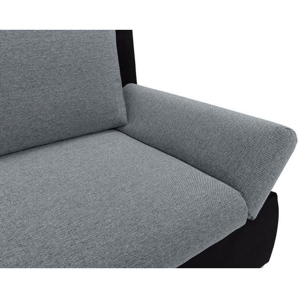 Pelin vuodesohva vasemmalla - harmaa