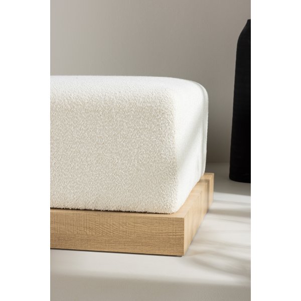 Ivy pouf - Valkoinen boucle