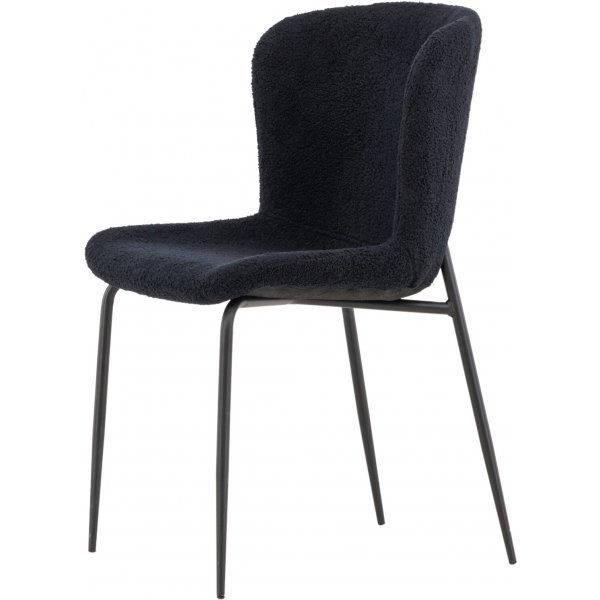 Modesto ruokapydn tuoli - Musta teddy