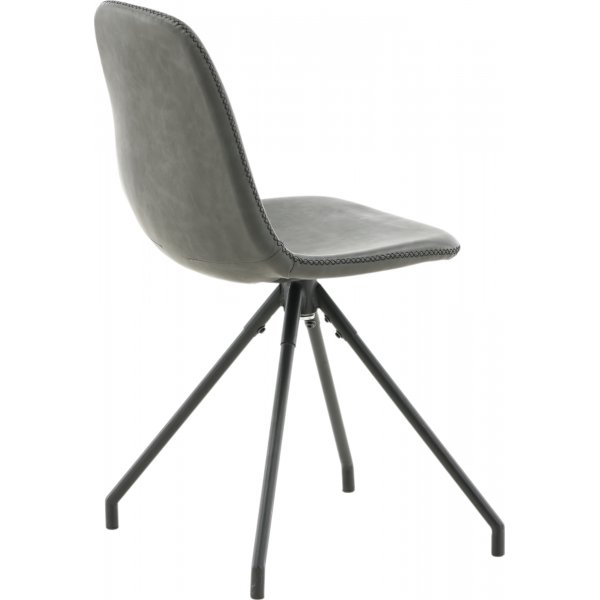 Kntyv Bridge-ruokailutuoli - musta PU