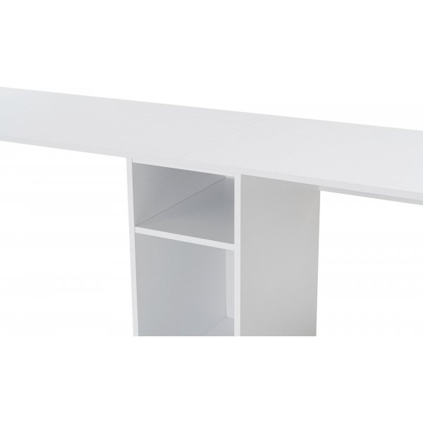 Kahden hengen työpöytä - valkoinen/kulta Kahden hengen työpöytä - valkoinen/kulta