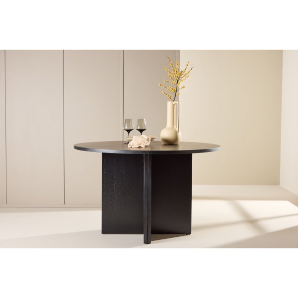 Strada ruokap�yt� 120-170 x 120 cm - Musta