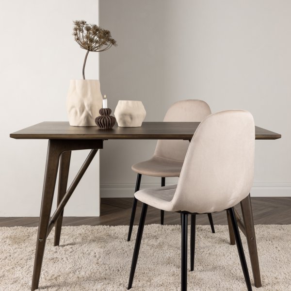 Kaseindon ruokap�yt� 120 x 80 cm - Tummanruskea