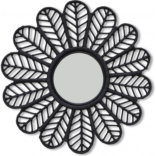 Peacock musta pyre peili 90 cm