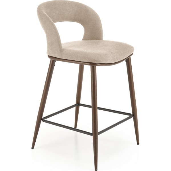 Baarituoli beige/p�hkin�puu istuinkorkeus 65 cm - Pelican