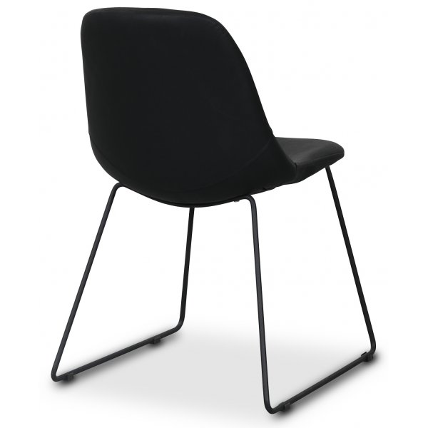 Atlantic sled -tuoli - Musta PU + Huonekalujen tekstiilien puhdistus Atlantic sled -tuoli - Musta PU + Huonekalujen tekstiilien puhdistus