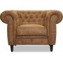 Ashford chesterfield -nojatuoli - Konjakki eco-nahka