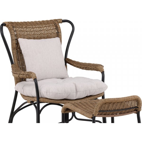 Loreto nojatuoli - musta Loreto nojatuoli - musta