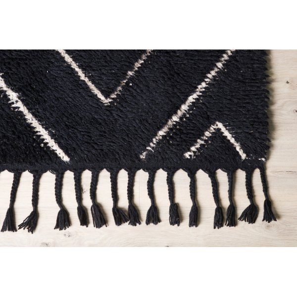 David-villamatto - Musta/valkoinen David-villamatto - Musta/valkoinen