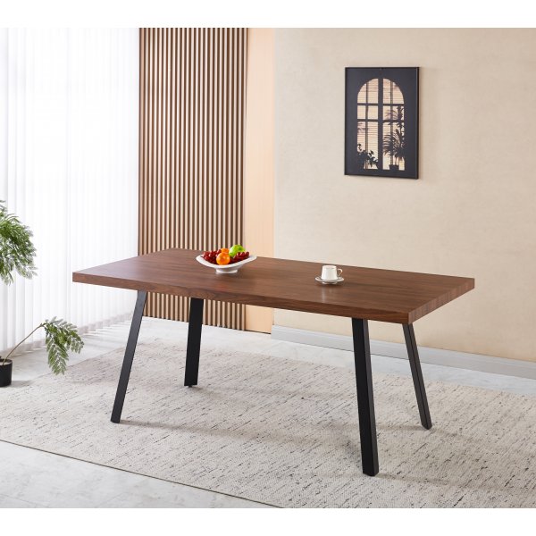 Algot ruokapöytä 180x90 cm - Tummanruskea tammi Algot ruokapöytä 180x90 cm - Tummanruskea tammi