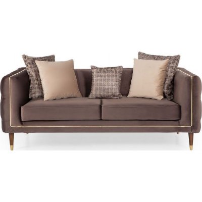 Olympus 2-istuttava sohva - ruskea