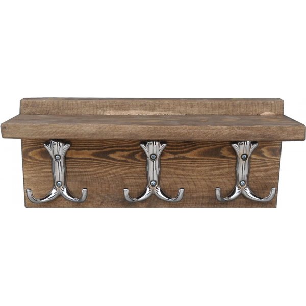 Abstrakti seinähylly 31 - pähkinä Abstrakti seinähylly 31 - pähkinä