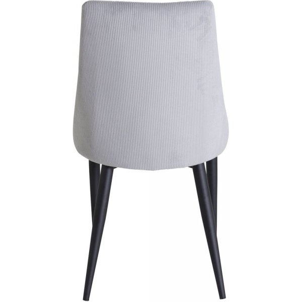 Laila tuoli - Musta / vaaleanharmaa Manchester Laila tuoli - Musta / vaaleanharmaa Manchester
