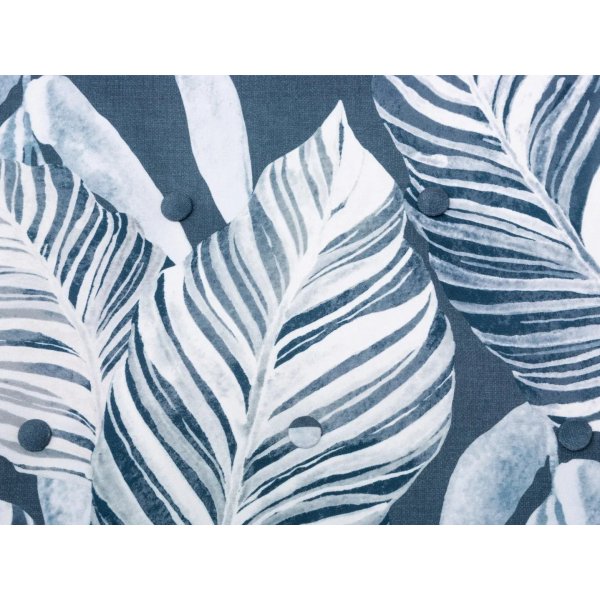 Emilly-nojatuoli - Sininen/valkoinen