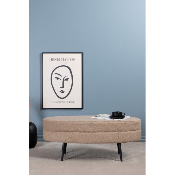 Rino pouf - beige nalle Rino pouf - beige nalle