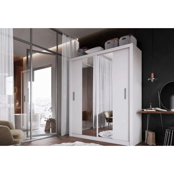 Einar vaatekaappi - Valkoinen Einar vaatekaappi - Valkoinen