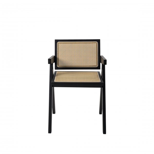 Anna-nojatuoli - Musta, keinorotingilla istuin ja selkänoja Anna-nojatuoli - Musta, keinorotingilla istuin ja selkänoja