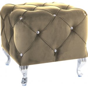 Hestia pouf 50 cm - beige sametti