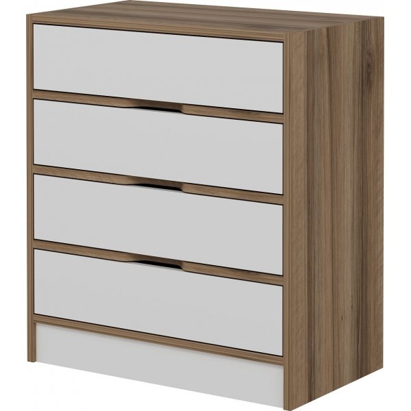 Elina lipasto - pähkinä/valkoinen Elina lipasto - pähkinä/valkoinen