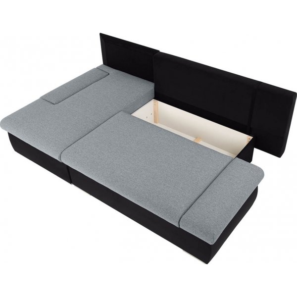 Pelin vuodesohva vasemmalla - harmaa