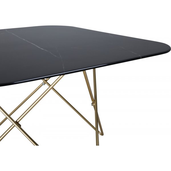 Michel-sohvapöytä 80 x 80 cm - Musta marmori Michel-sohvapöytä 80 x 80 cm - Musta marmori