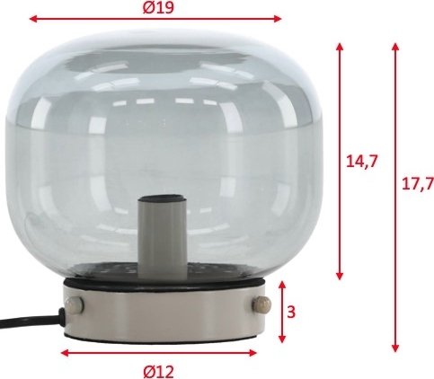 Bollonelie pöytävalaisin - beige Bollonelie pöytävalaisin - beige