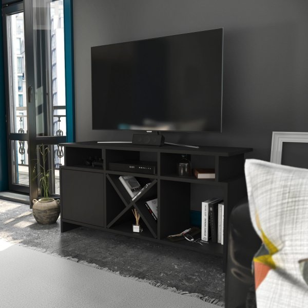 Auburn mediapenkki - antrasiitti Auburn mediapenkki - antrasiitti