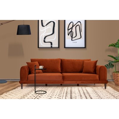 Nero 3-istuttava sohva - punainen