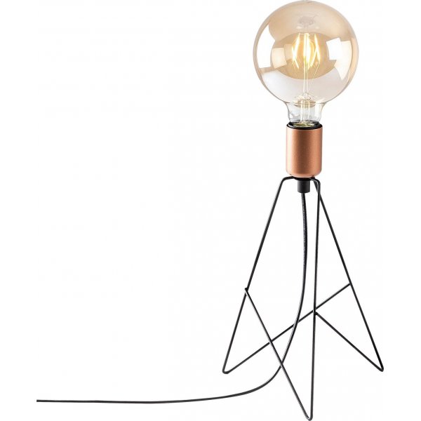 Pyramid-pöytävalaisin - Musta/kupari Pyramid-pöytävalaisin - Musta/kupari